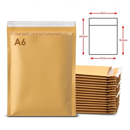 Bubble padded envelopes - a6,