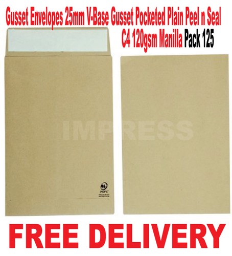 25mm gusset envelopes - 25mm,