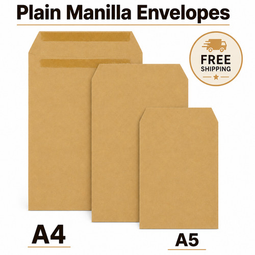 Brown envelopes a4 - brown,