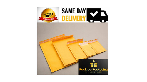 Gold padded bubble envelopes - padded,