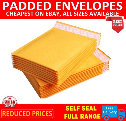 Gold padded bubble envelopes - bubble,
