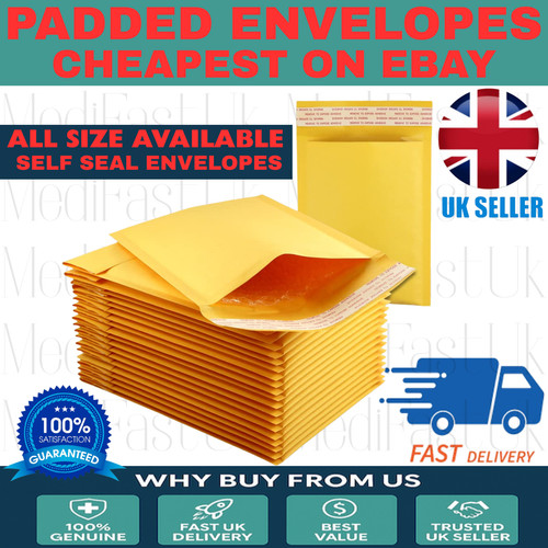 Gold padded bubble envelopes - bubble,