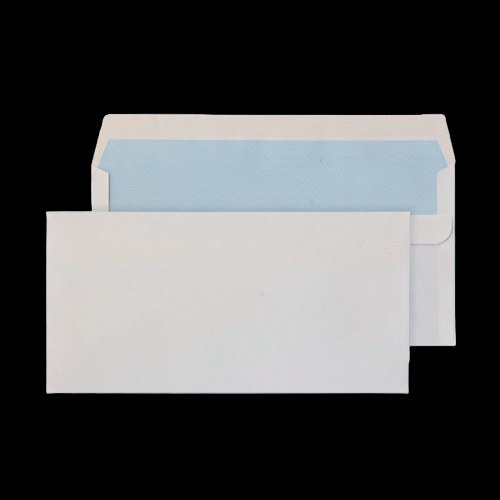 Envelopes white plain - dl,