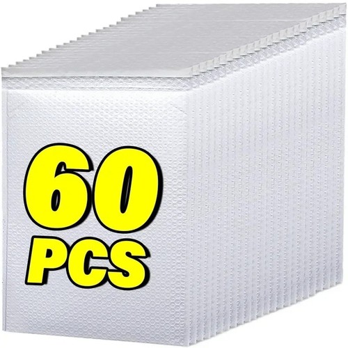 60x white poly bubble - 60x,