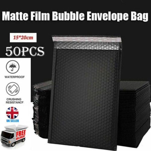 50x black bubble wrap - 50x,