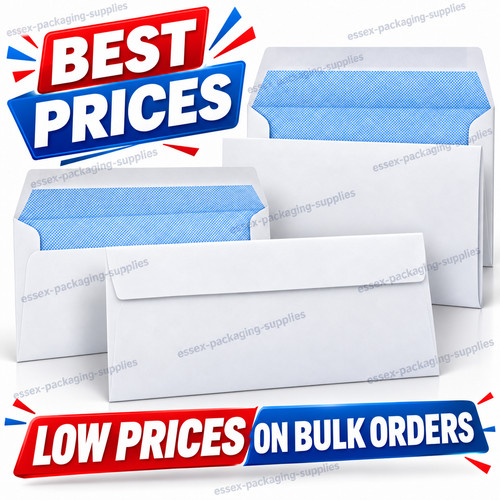 White envelopes self seal - envelopes,
