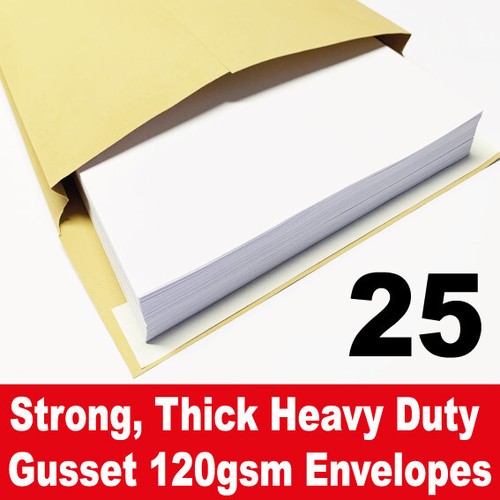 Gusset envelopes thick - gusset,