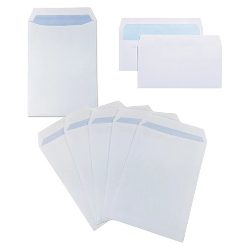 White paper envelopes - white,